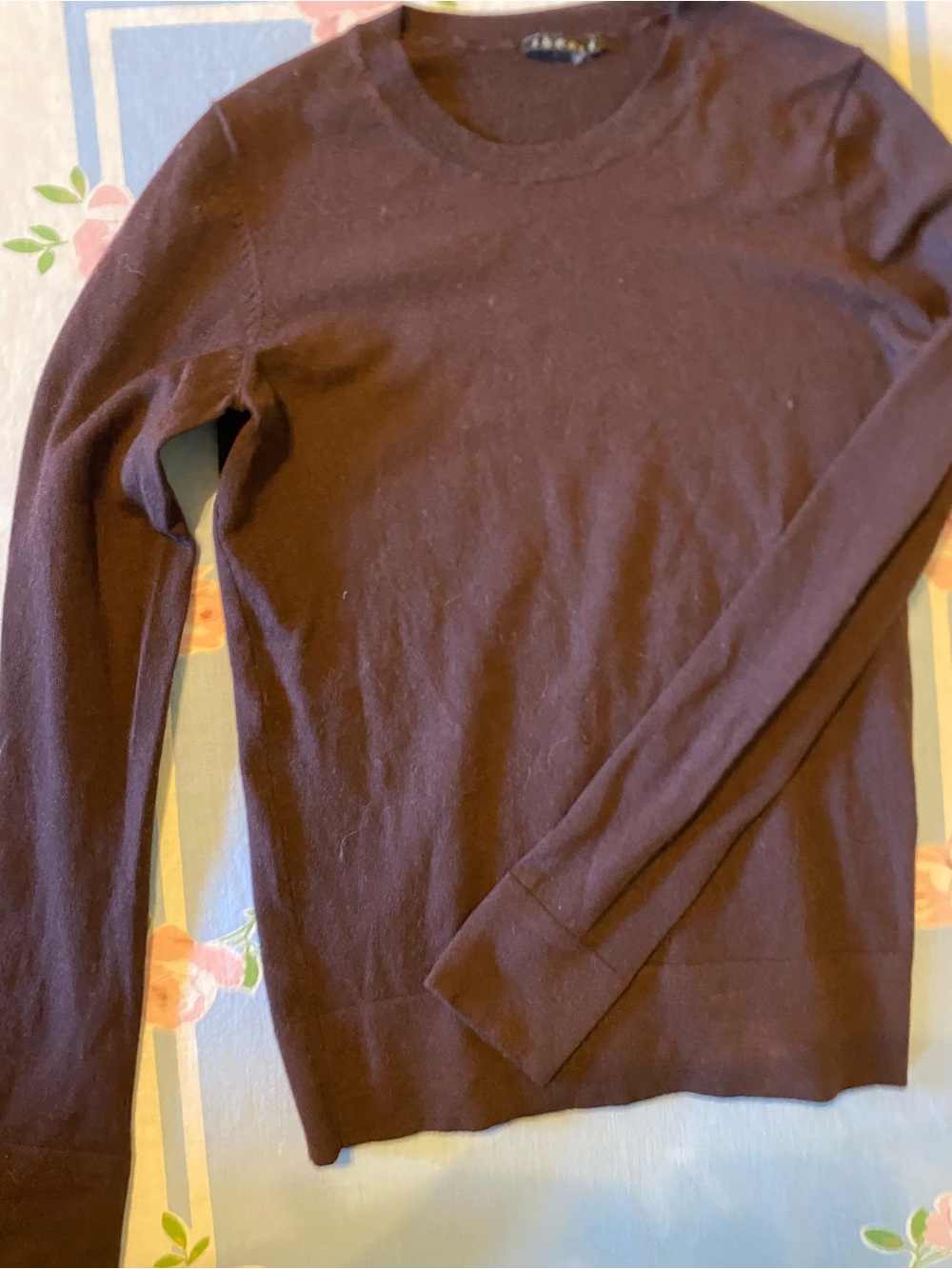 Theory Men's Crewneck Sweater in Plum